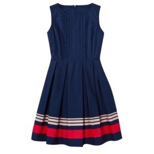 Jason Wu for Target Navy and Red Striped Mini Dress, Size 4